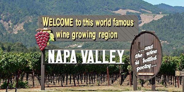 Napa Valley Welcome Sign